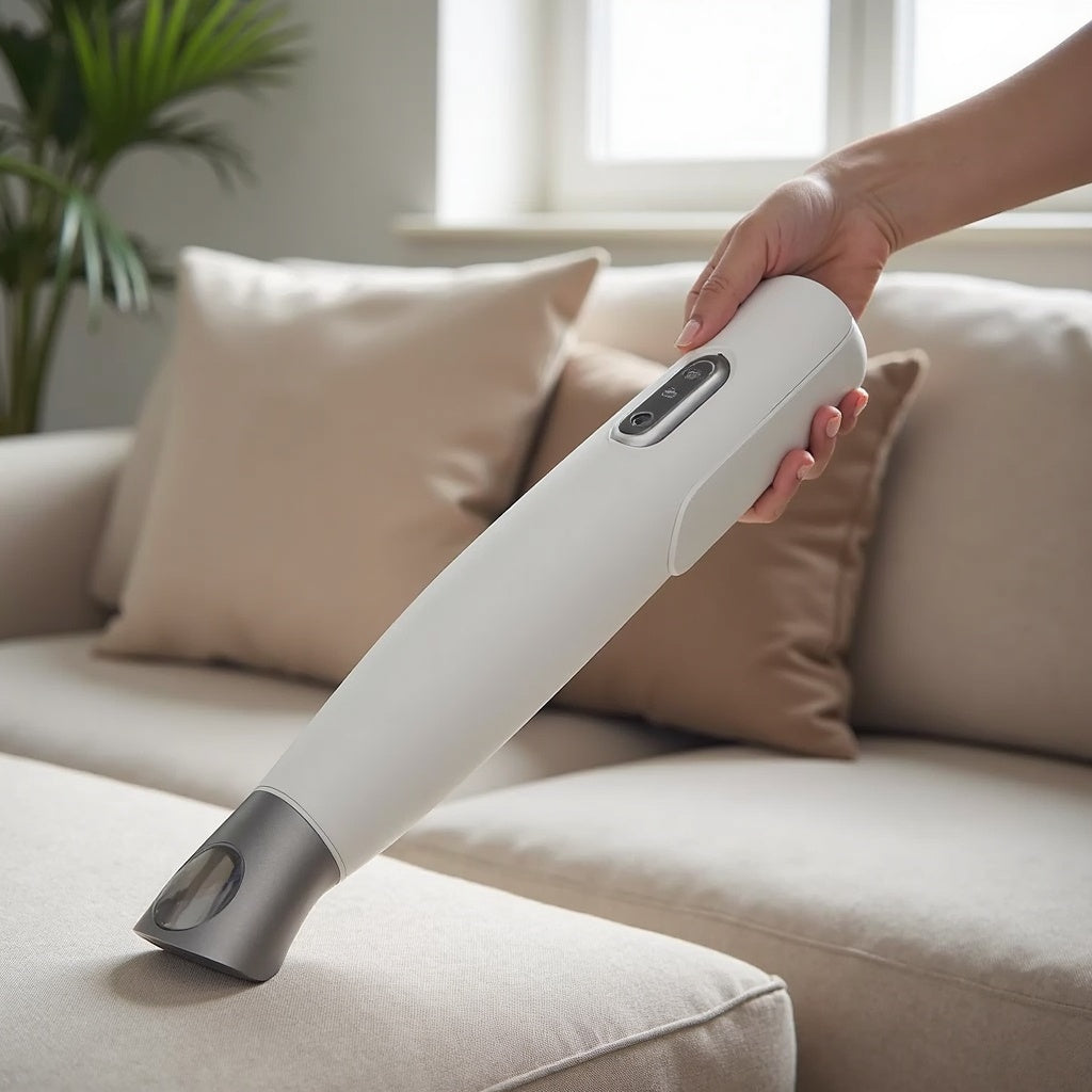 Cleaning a sofa