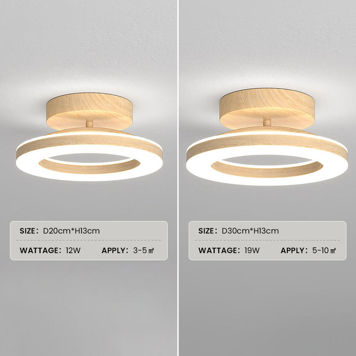 Acrylic Round LED Ceiling Light | Modern Hallway & Entrance Fixture