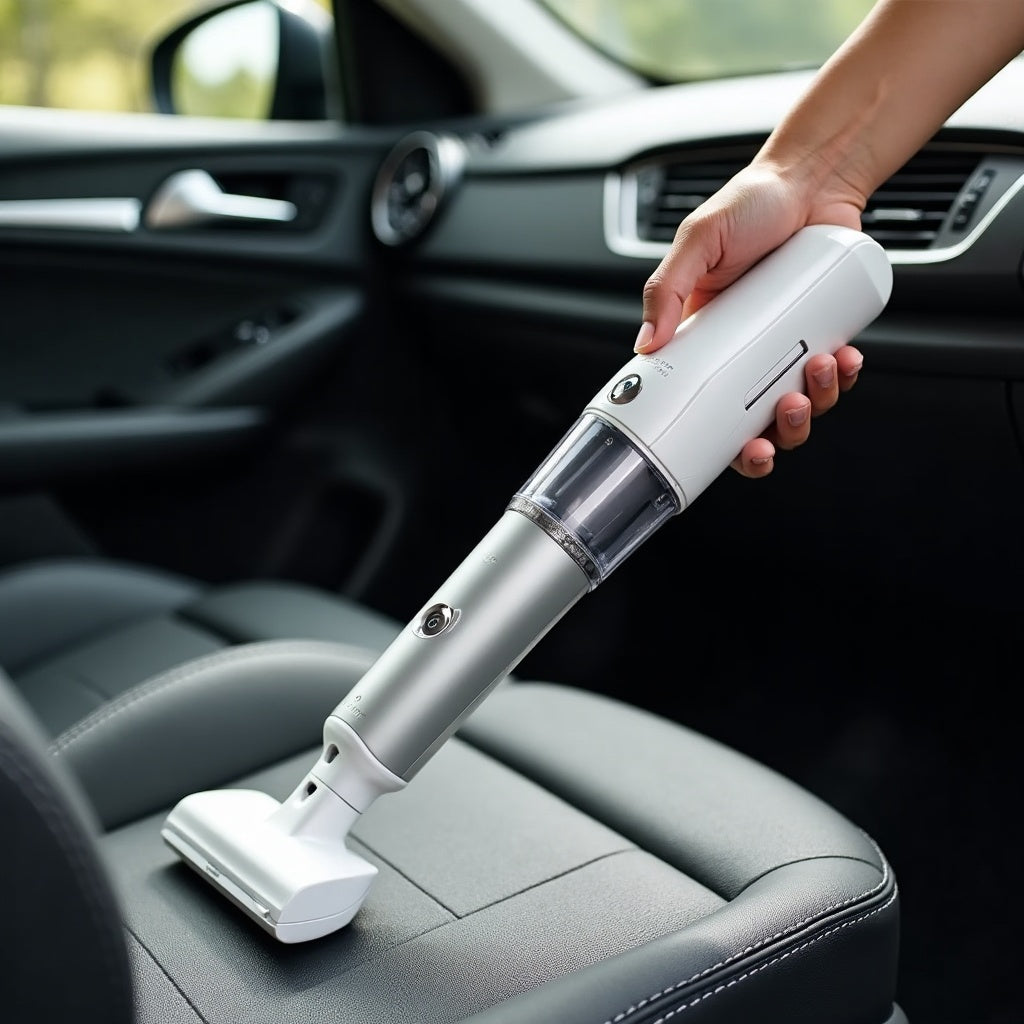 Cleaning a car interior